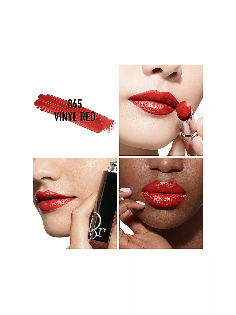 DIOR | Labial - Dior Addict ( 845 Vinyl Red ) | Rojo oscuro