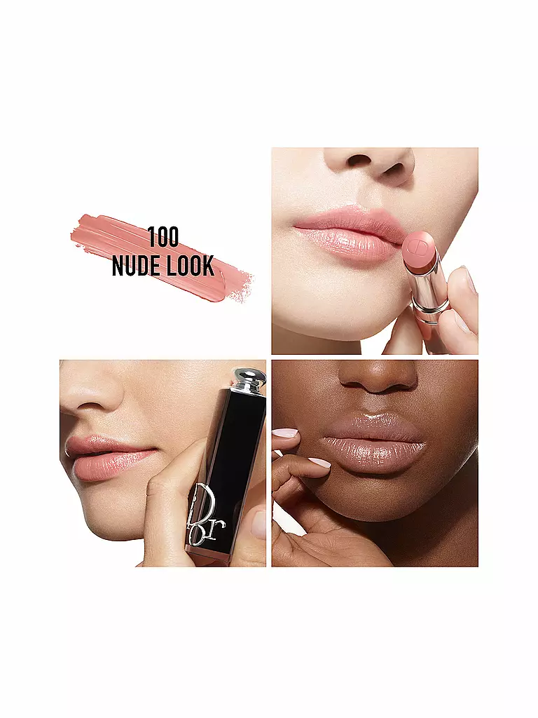 DIOR | Labial - Dior Addict - Recargable ( 100 Nude Look ) | Rosa