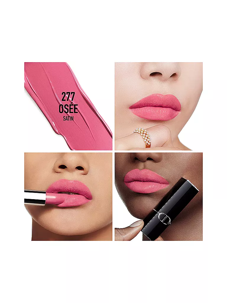 DIOR | Labial - Rouge Dior Satin Lipstick (277 Osée) | Rosa