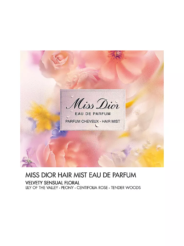 DIOR | Miss Dior Eau de Parfum Hair Mist Bruma para el cabello 30 ml | Sin color