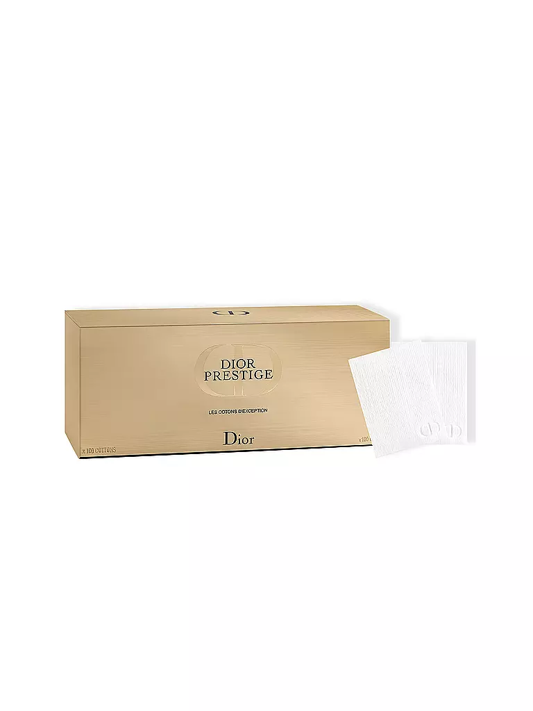 DIOR | Prestige Discos de Algodón Excepcionales - Fibras de algodón 100% naturales 100 unidades | Sin color
