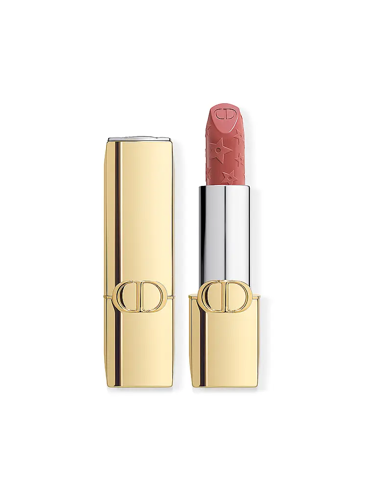 DIOR | Rouge Dior Edición Limitada Couture Barra de Labios - Estuche Dorado y Barra Grabada (210 Circus Fini Satin) | Oro