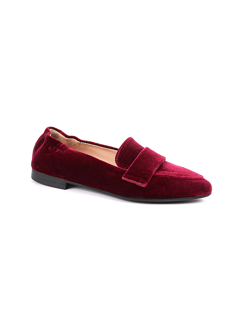 Mocasines rojo oscuro 38