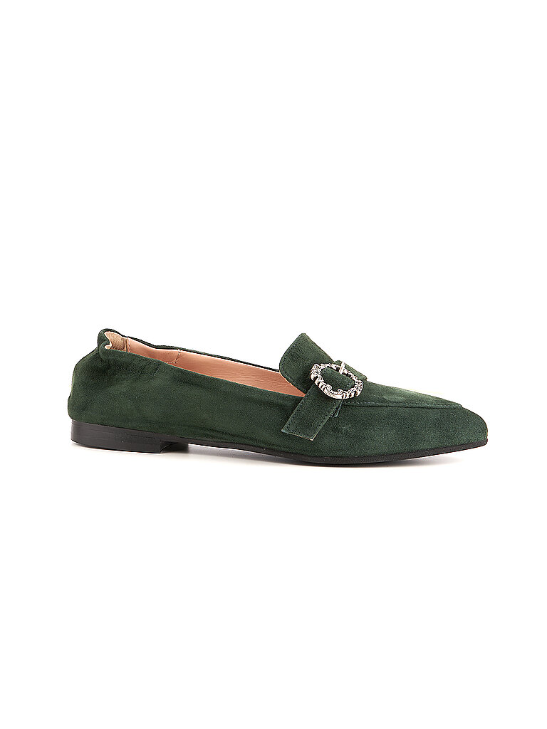 Mocasines verde oscuro 39