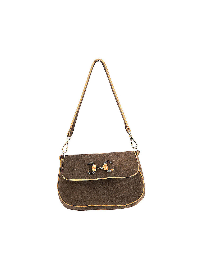 Dirndl & Bua Bolso de cuero - Bandolera RESL oliva