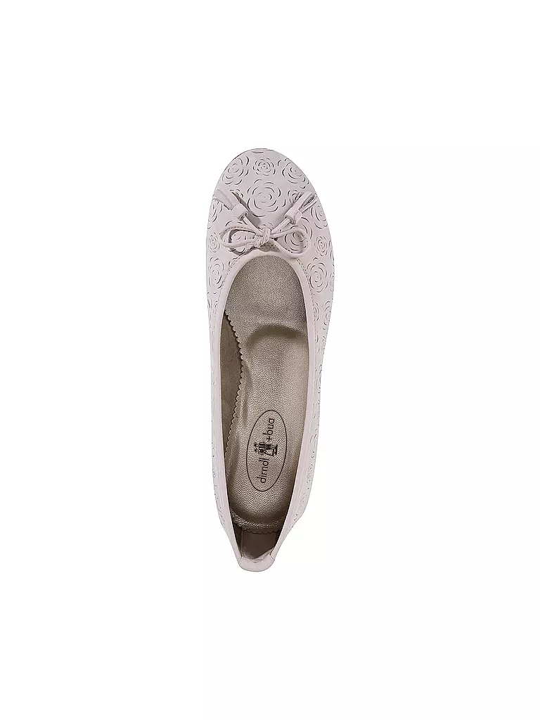 DIRNDL & BUA | Trachtenschuhe - Ballerinas | Beige
