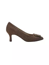 DIRNDL & BUA | Zapatos de salón tradicionales | Gris