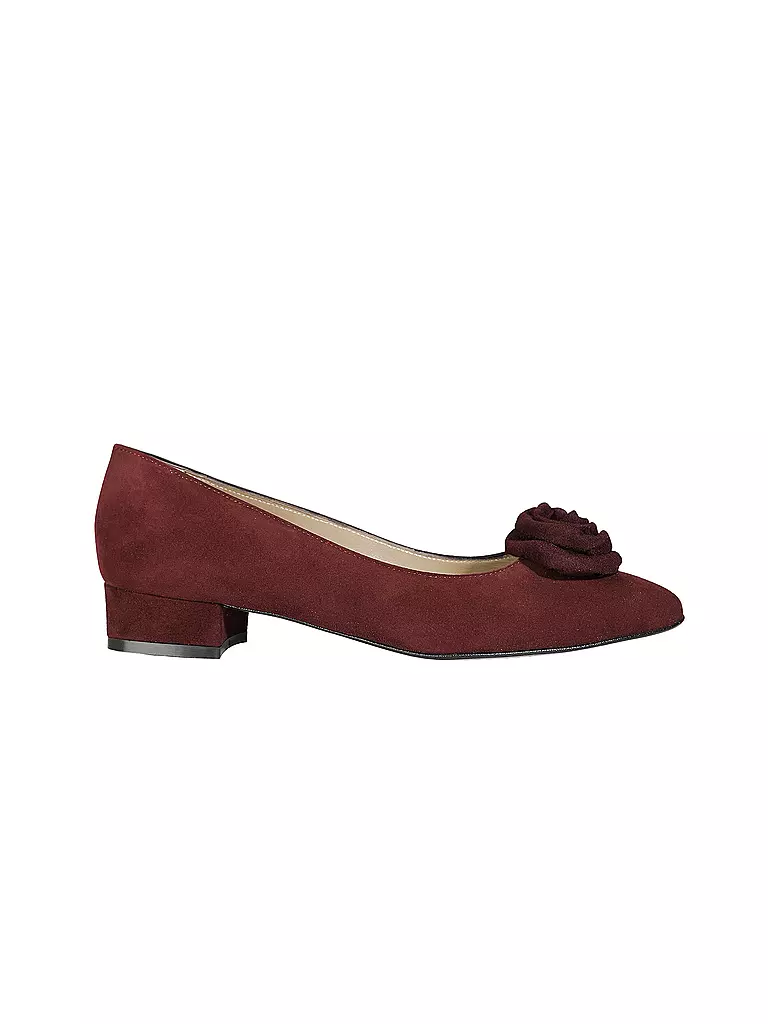 DIRNDL & BUA | Zapatos tradicionales - Bailarinas | Rojo