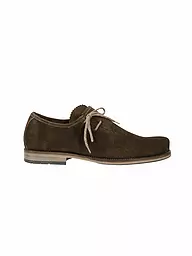 DIRNDL & BUA | Zapatos tradicionales - Haferlschuhe Antikbock | Marrón
