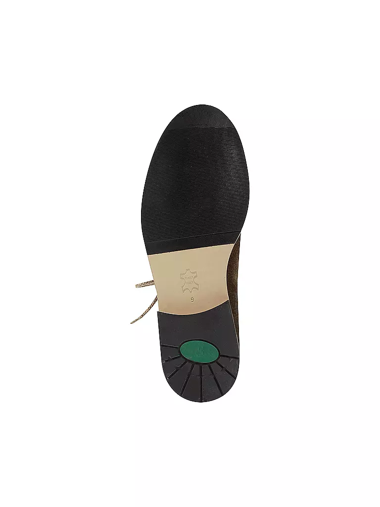 DIRNDL & BUA | Zapatos tradicionales - Haferlschuhe Antikbock | 