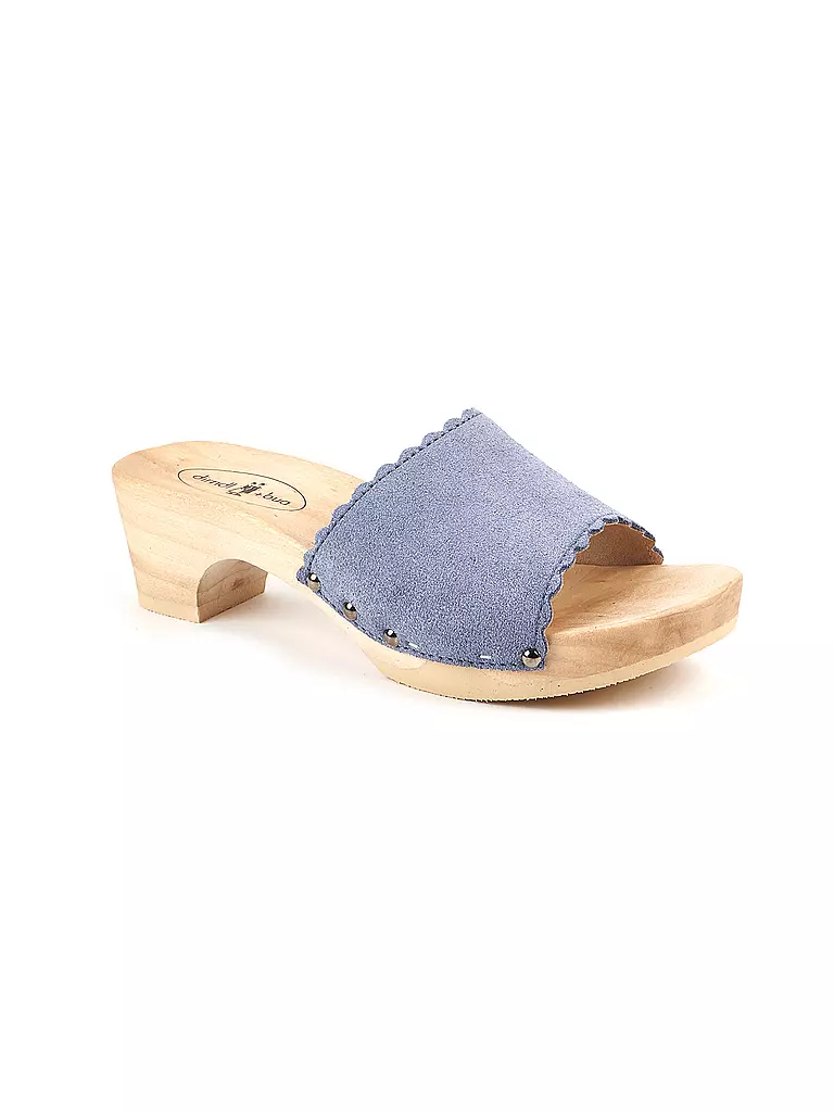 DIRNDL & BUA | Zapatos tradicionales - Pantolette | Azul
