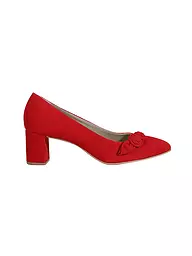 DIRNDL & BUA | Zapatos tradicionales - Zapatos de salón | Rojo