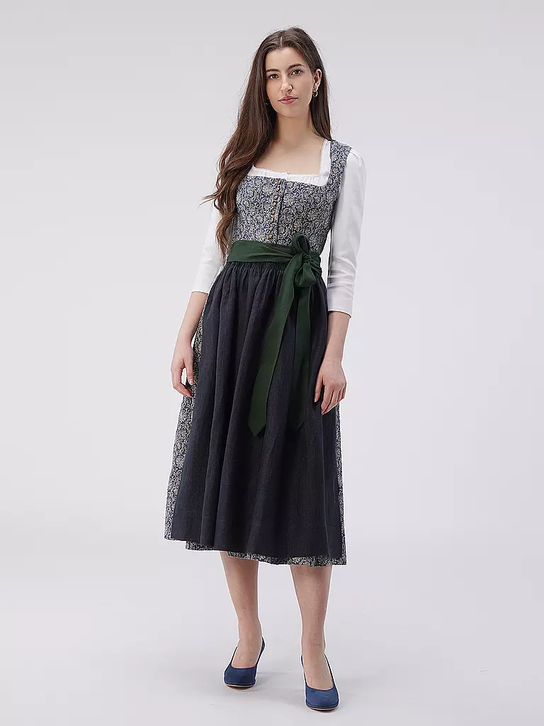 DIRNDL & BUA | Zapatos tradicionales - Zapatos de salón | Azul