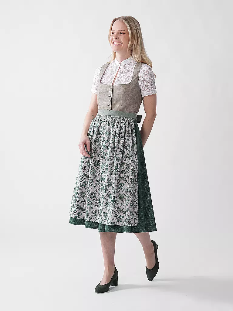 DIRNDL & BUA | Zapatos tradicionales - Zapatos de salón | Verde