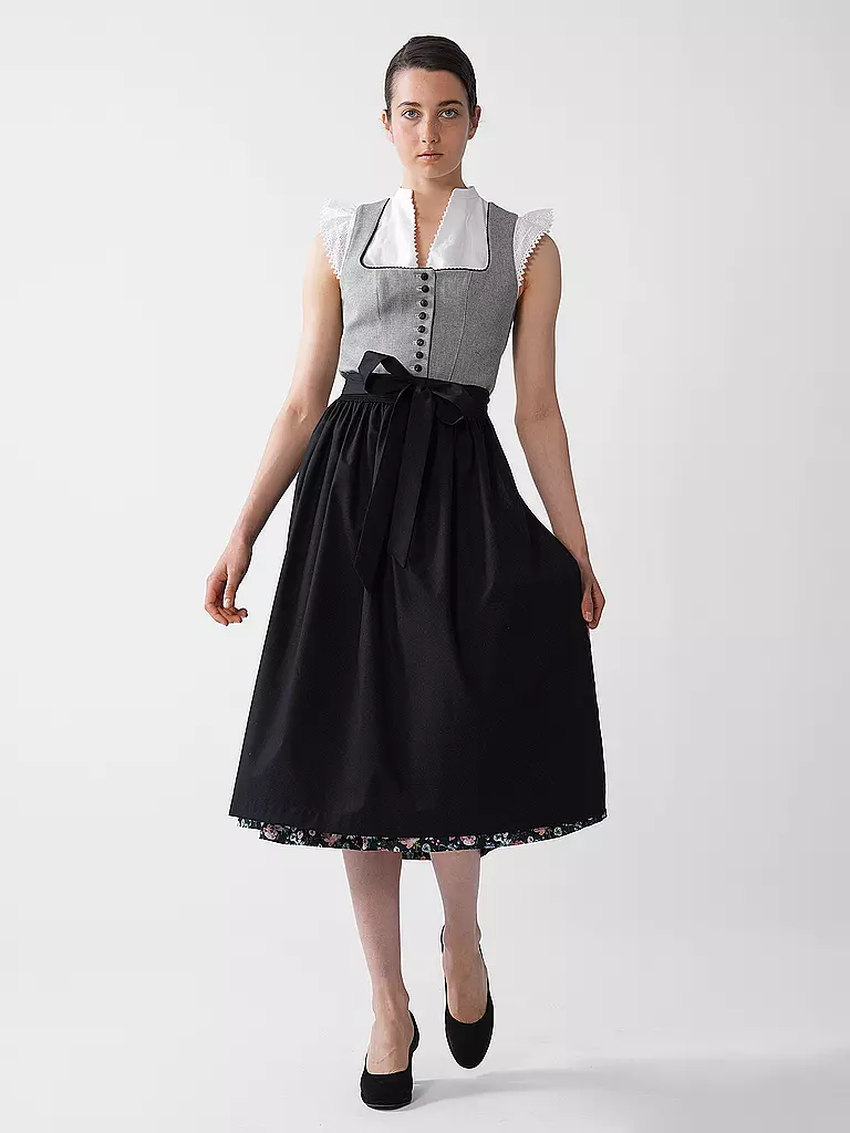 DIRNDL & BUA | Zapatos tradicionales - Zapatos de salón | Negro