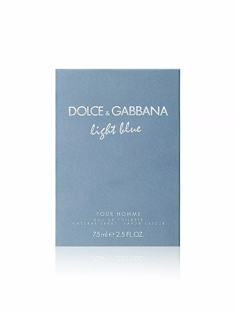 DOLCE&GABBANA | Light Blue Pour Homme Eau de Toilette 75ml | Sin color