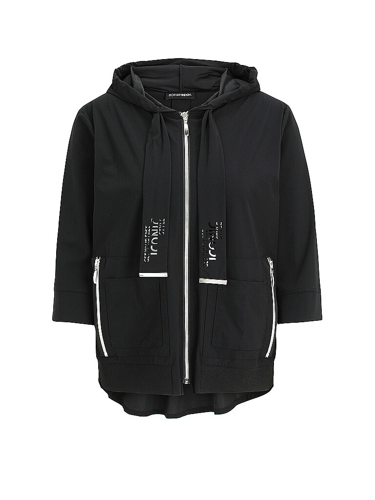 Sudadera con cremallera negro 40
