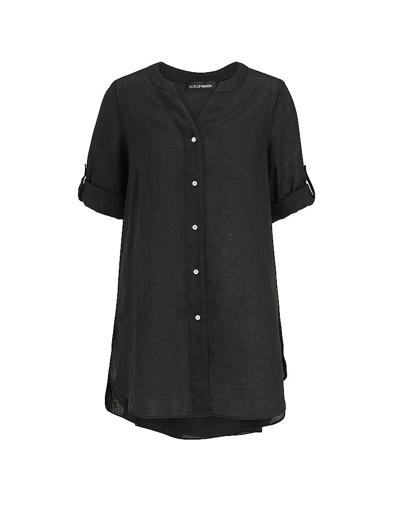 Blusa de lino negro 50