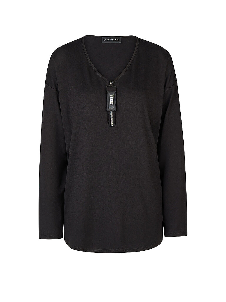 Doris Streich Langarmshirt negro