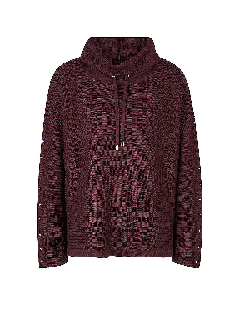 Doris Streich Pullover rojo oscuro