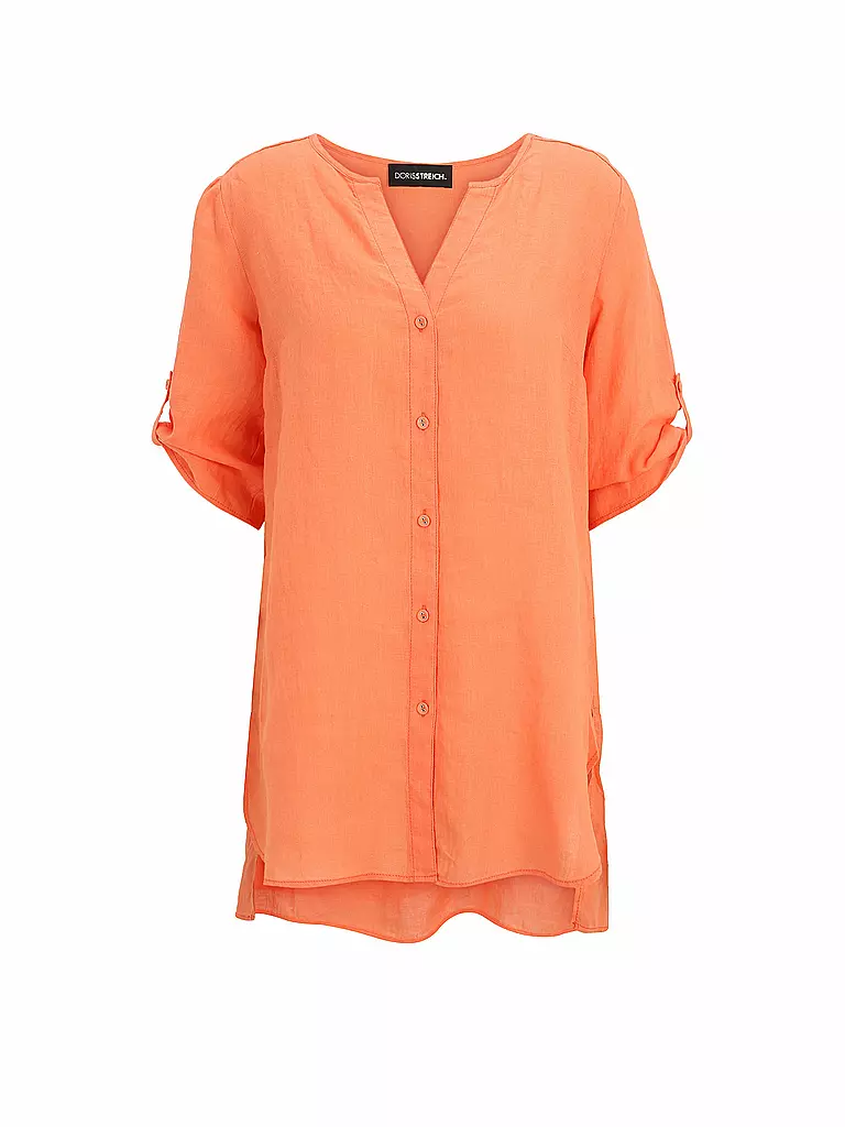 DORIS STREICH | Blusa de lino | Naranja