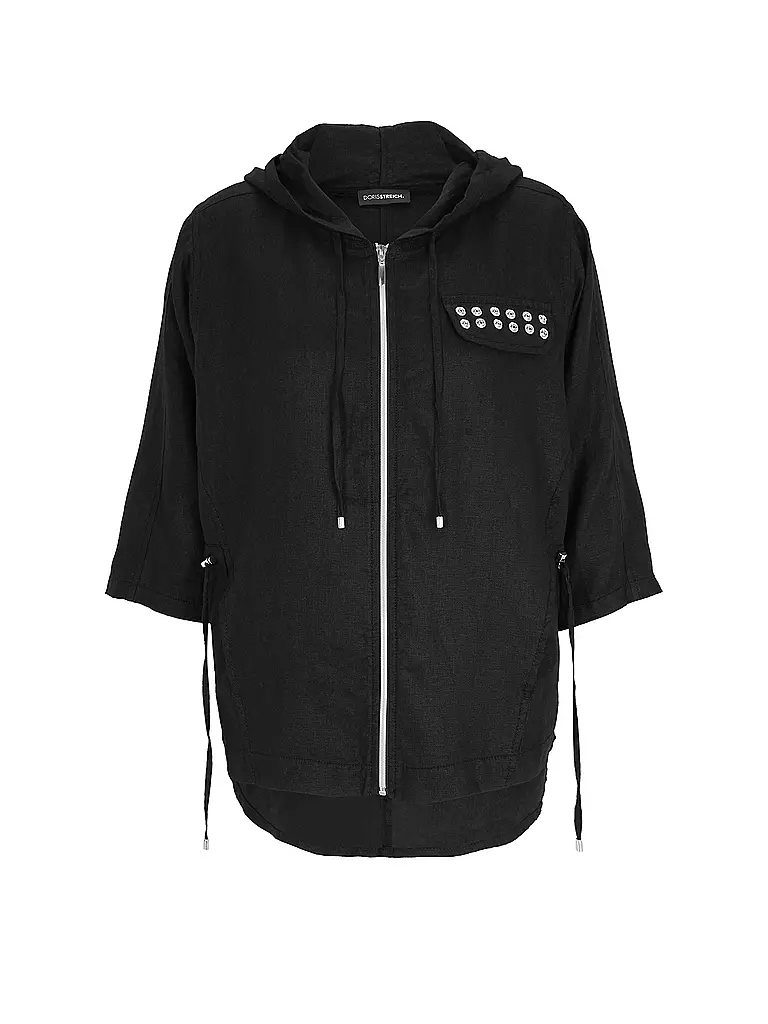 DORIS STREICH | Chaqueta de lino | Negro