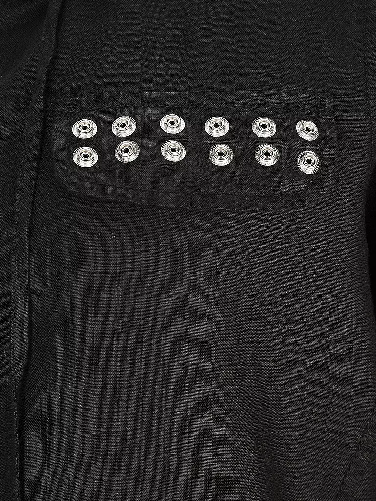 DORIS STREICH | Chaqueta de lino | Negro