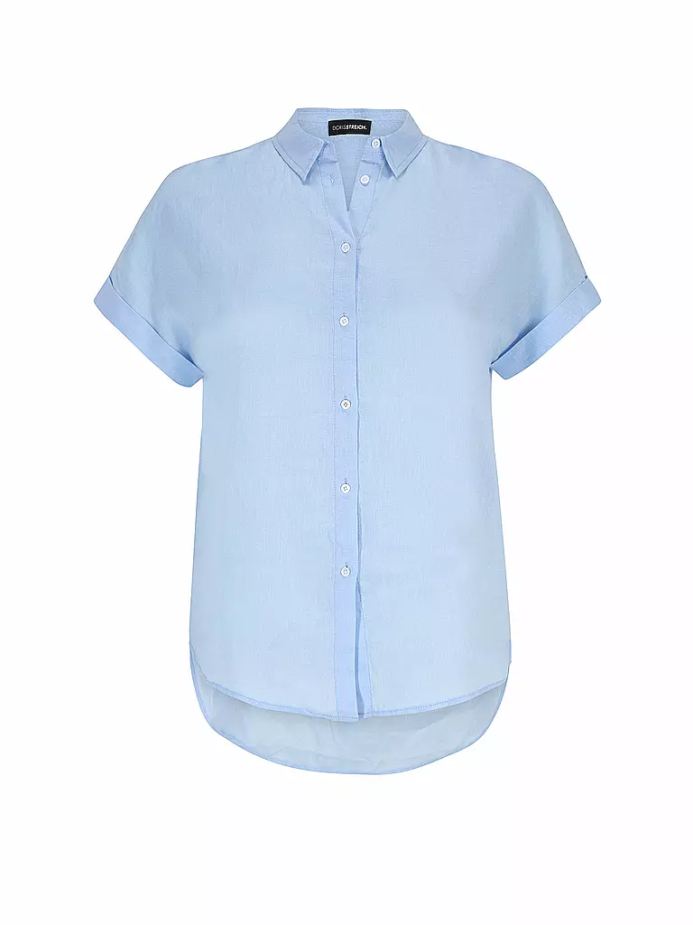 DORIS STREICH | Leinenbluse | Azul claro