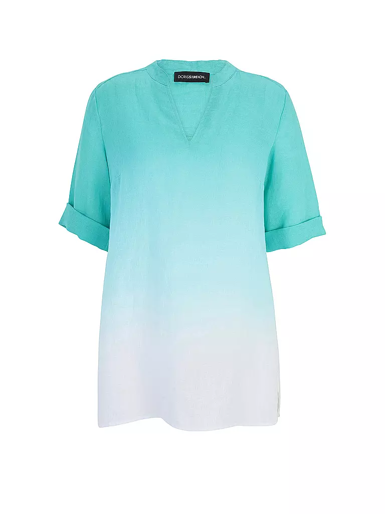 DORIS STREICH | Leinenbluse | Turquesa