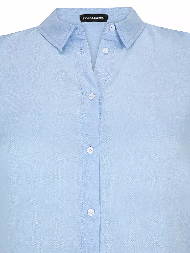 DORIS STREICH | Leinenbluse | Azul claro