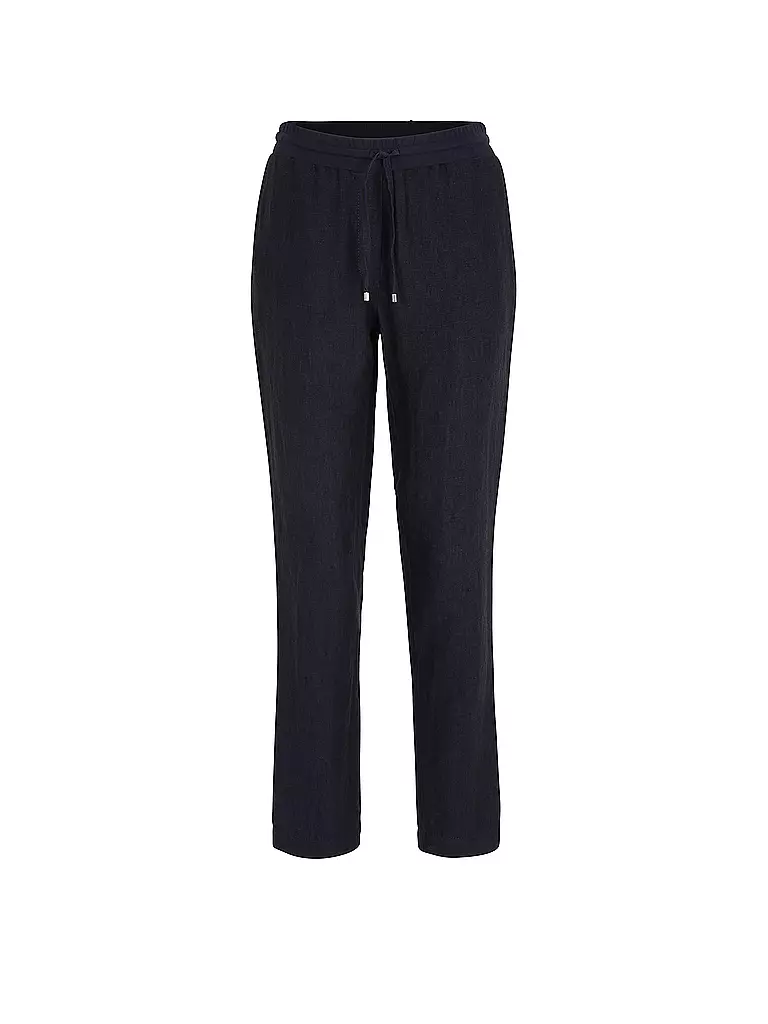 DORIS STREICH | Leinenhose | Azul oscuro