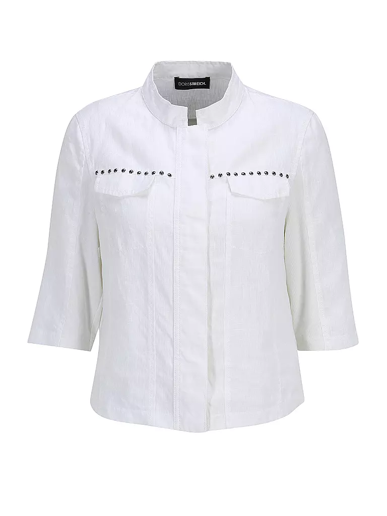 DORIS STREICH | Leinenjäckchen | Blanco