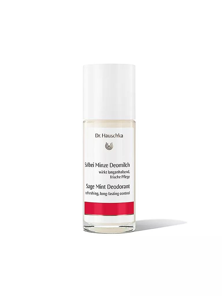 DR. HAUSCHKA | Leche desodorante de salvia y menta 50 ml | Sin color