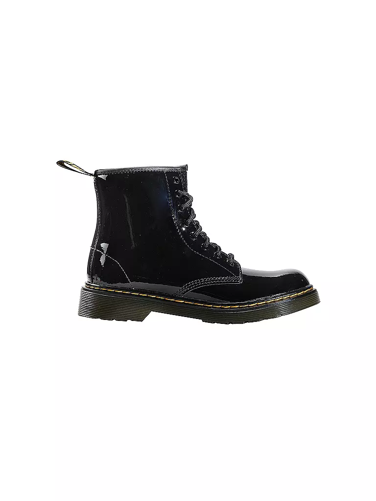 DR. MARTENS | Botas con cordones para niños 1460 PATENT LAMPER | Negro