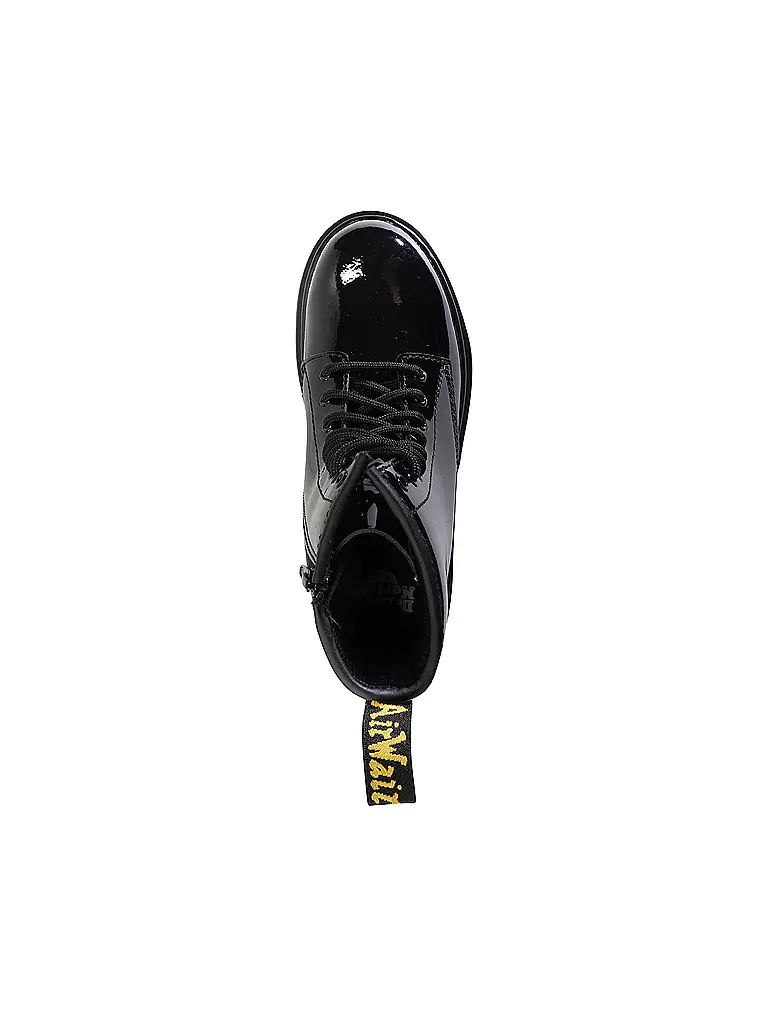 DR. MARTENS | Botas con cordones para niños 1460 PATENT LAMPER | Negro