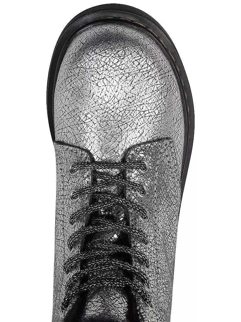 DR. MARTENS | Kinder Stiefel 1460 J SERENA FOIL | Plata