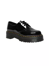 DR. MARTENS | Lack Plateau Schnürer 1461 Quad | Negro