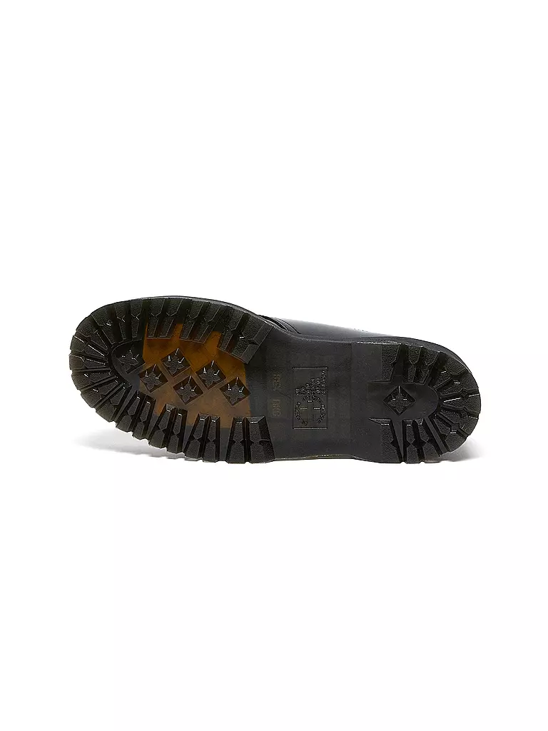DR. MARTENS | Lack Plateau Schnürer 1461 Quad | Negro