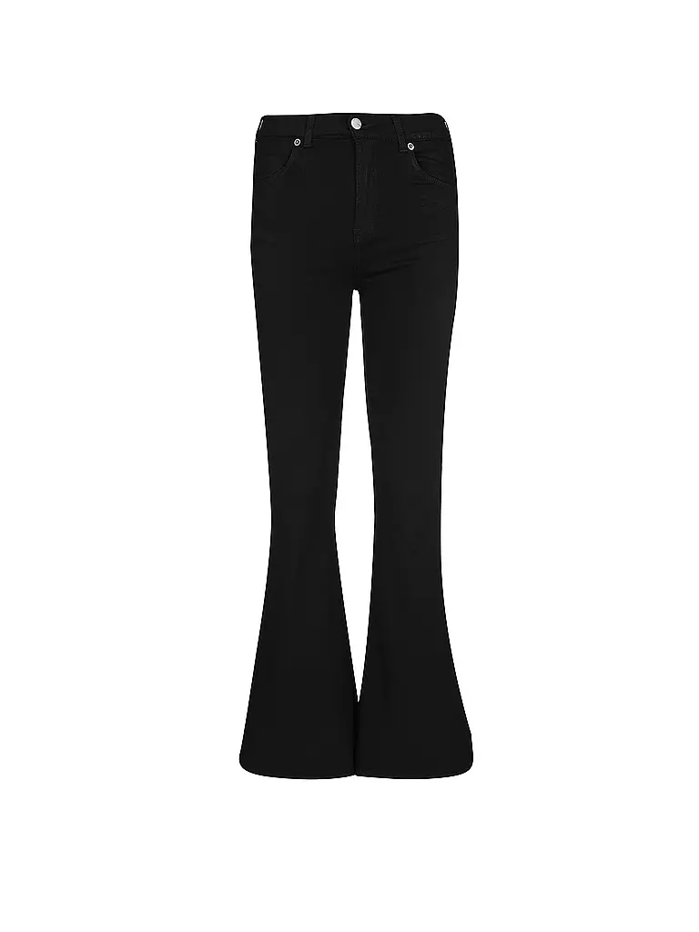 DR.DENIM | Highwaist Jeans Bootcut Fit MACY | Negro
