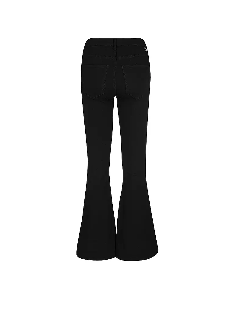 DR.DENIM | Highwaist Jeans Bootcut Fit MACY | Negro