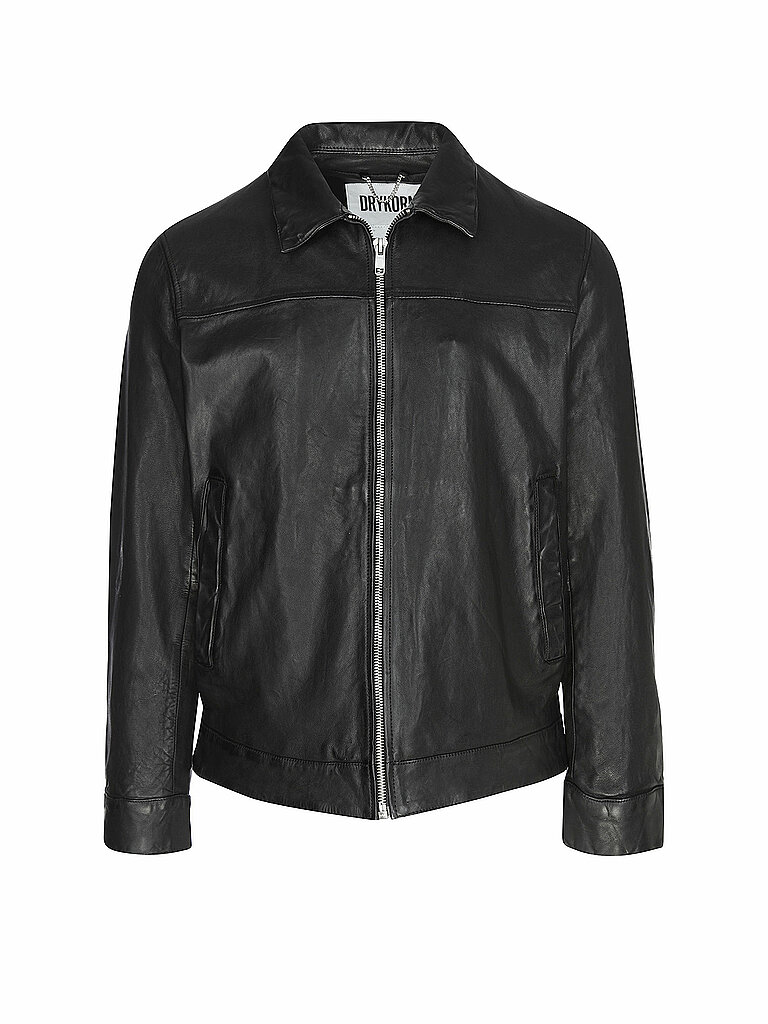 drykorn Chaqueta de cuero RIKKA negro