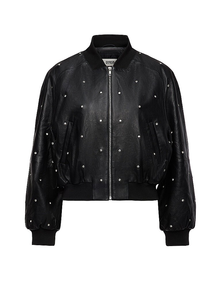 Chaqueta de cuero MARHAM_1 negro 42
