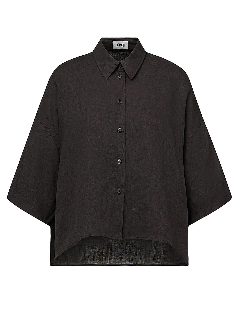 Blusa de lino YARIKA 1 marrón 40