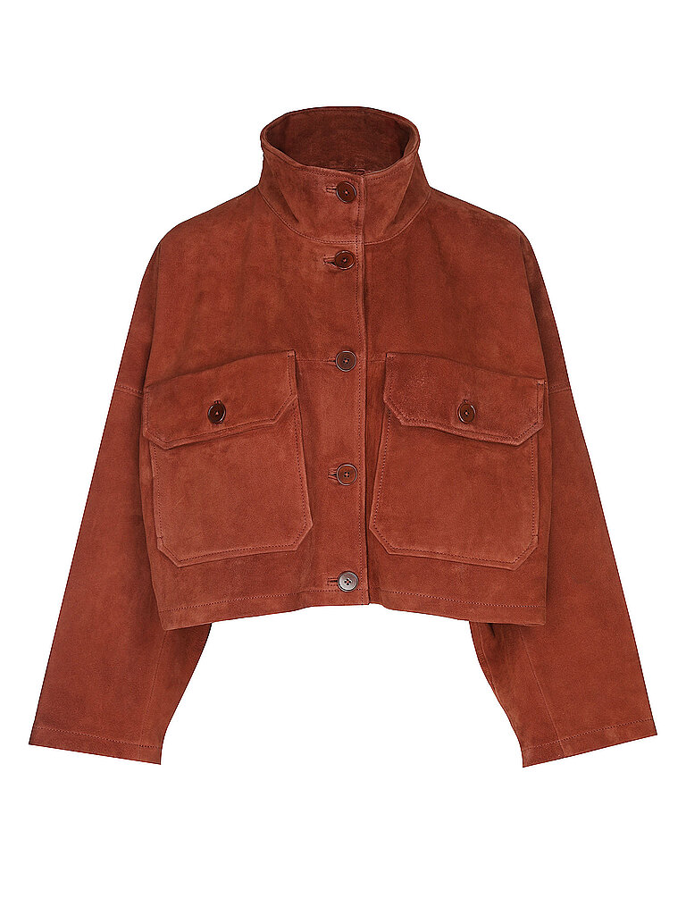 Chaqueta de cuero ARKLOW cobre 38