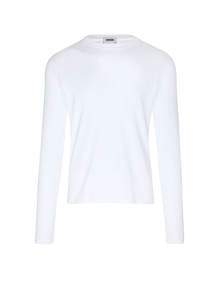 drykorn Camiseta de manga larga blanco