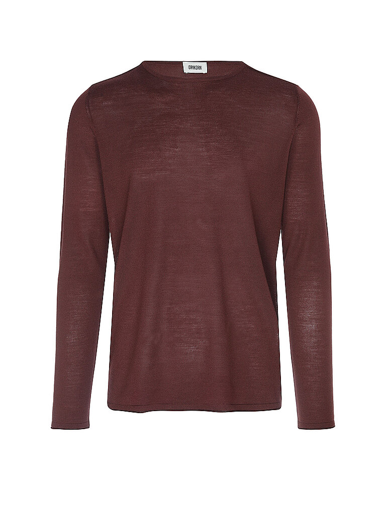drykorn Pullover RIKONO 1 rojo oscuro