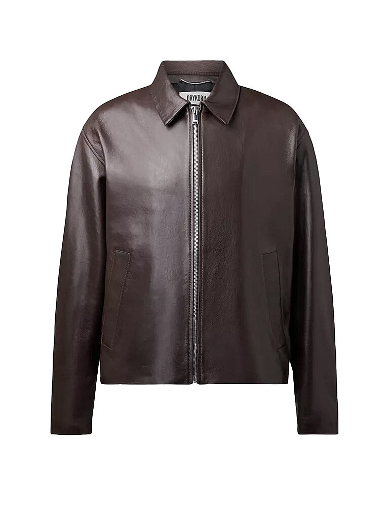 drykorn Chaqueta de cuero RIKKO 10 marrón