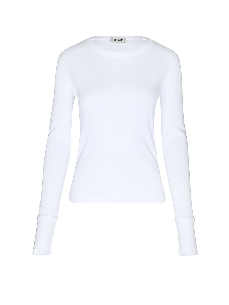 drykorn Camiseta de manga larga NURIT 88 blanco