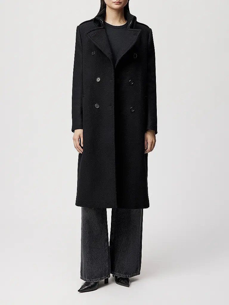 DRYKORN | Abrigo de lana PIETHILL | Negro