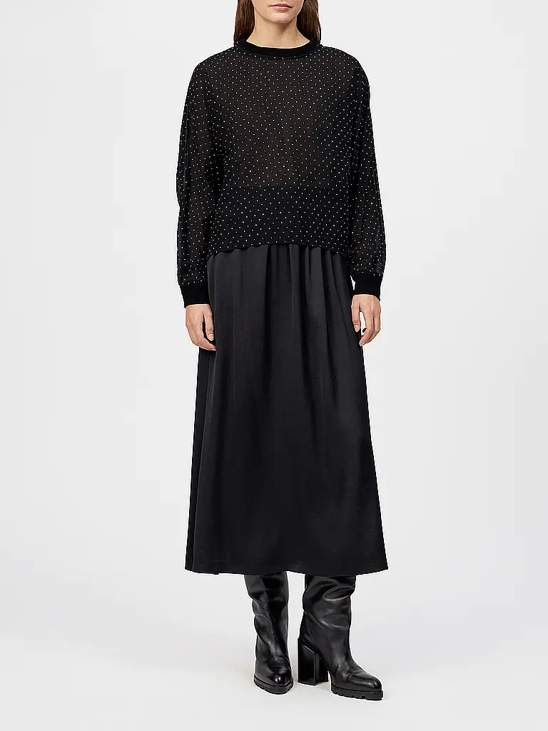 DRYKORN | Blusenshirt EDISAN | Negro